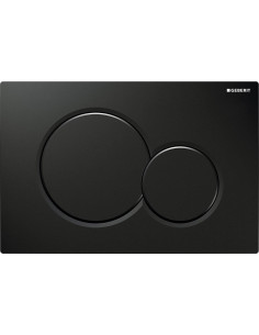 ΠΛΑΚΕΤΑ SIGMA 01 ΜΑΥΡΗ ΓΥΑΛΙΣΤΕΡΗ GEBERIT 115.770.DW.5