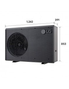 LG THERMA V ΑΝΤΛΙΑ ΘΕΡΜΟΤΗΤΑΣ MONOBLOC HM071MRS.UA40 7kW 1Φ R32 65°C 2