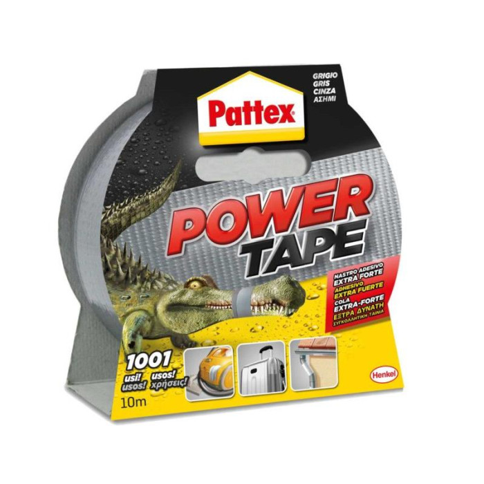 ΤΑΙΝΙΑ ΥΦΑΣΜΑΤΙΝΗ POWER ΤΑΡΕ 50mm x 10m SILVER (1/12)
